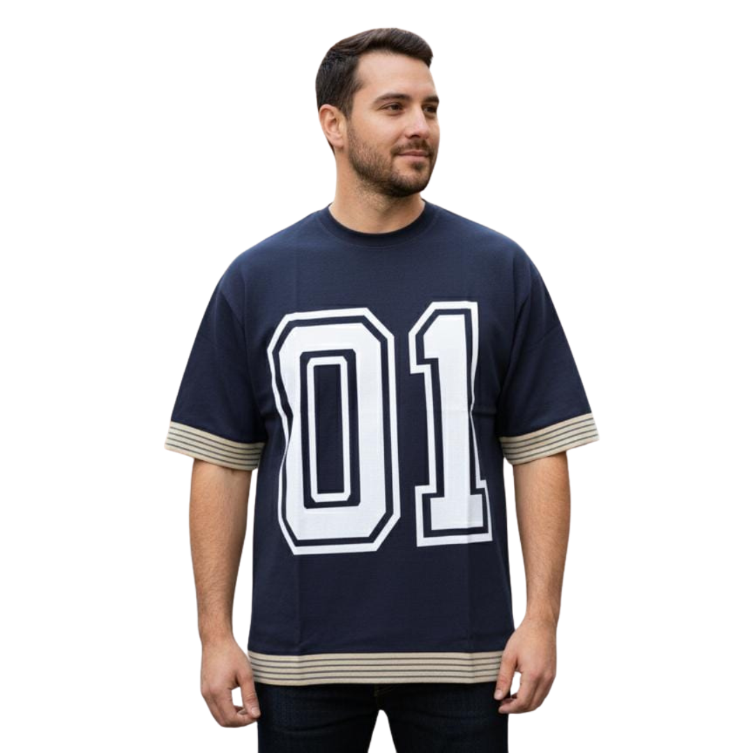 THE BOLD '01' ATHLETIC TEE