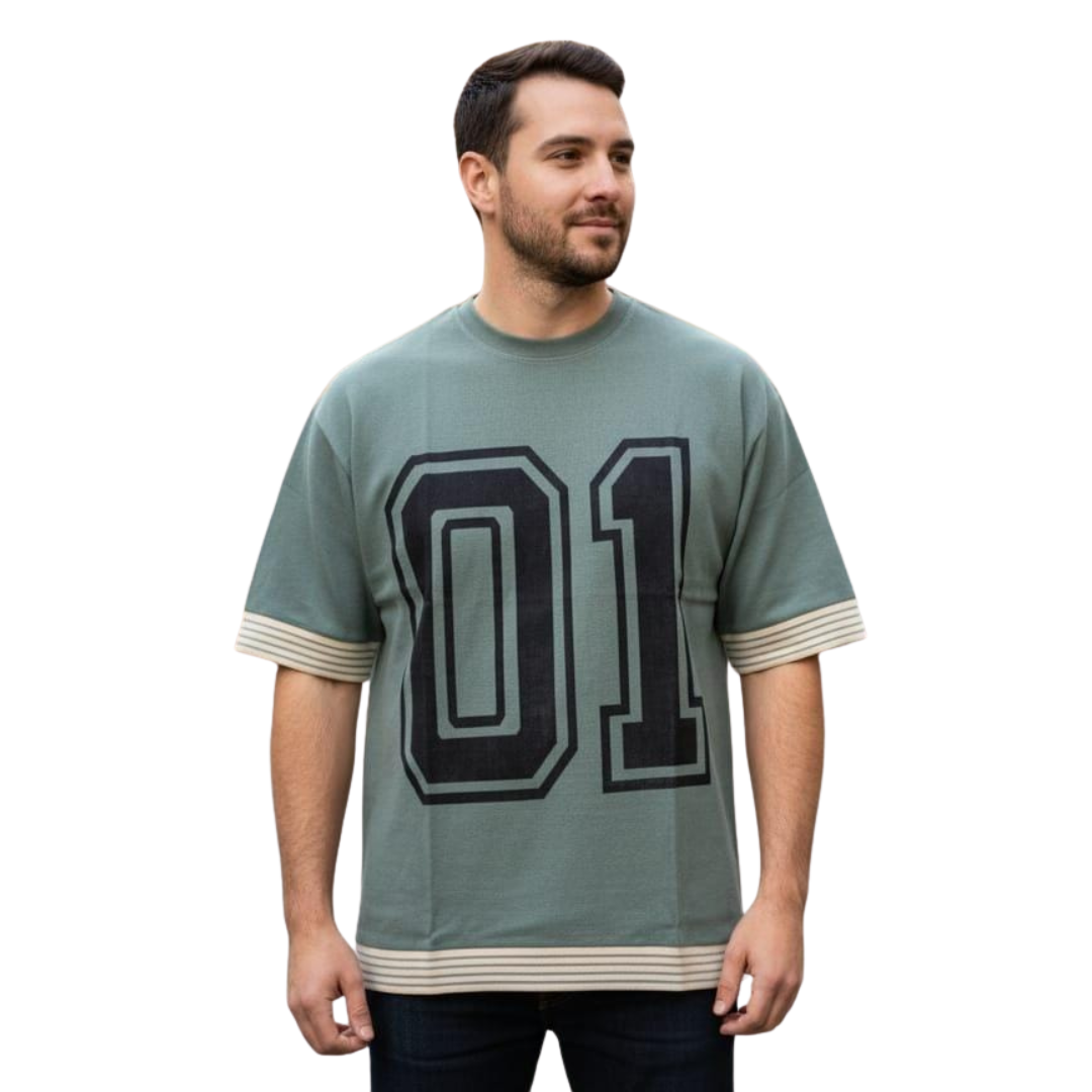 THE BOLD '01' ATHLETIC TEE