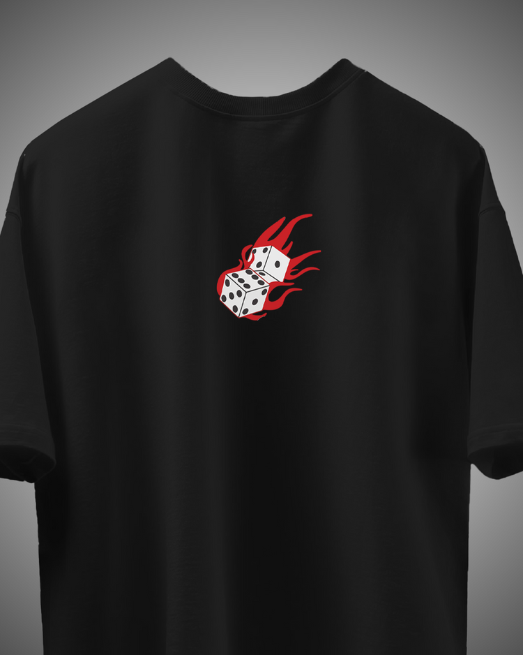 Chance Black Printed T.shirt